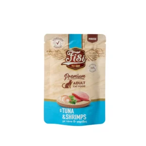 Υγρή Τροφή FISI CAT ADULT ΤΟΝΟΣ & ΓΑΡΙΔΕΣ 80gr