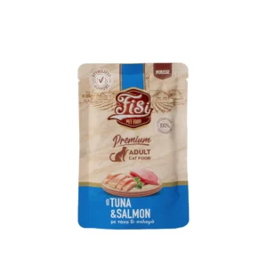 Υγρή Τροφή FISI CAT ADULT ΤΟΝΟΣ & ΣΟΛΟΜΟΣ 80gr