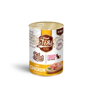 Υγρή Τροφή FISI FILLET KITTEN ΚΟΤΟΠΟΥΛΟ ΣΕ ΖΕΛΕ 400gr