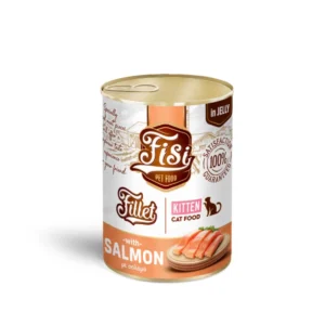 Υγρή Τροφή FISI FILLET KITTEN ΣΟΛΩΜΟΣ ΣΕ ΖΕΛΕ 400gr