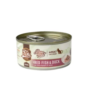 Υγρή Τροφή FISI PURE MEAT CAT ADULT ΚΟΚΚΙΝΟΨΑΡΟ & ΠΑΠΙΑ 170gr