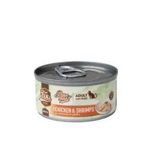 Υγρή Τροφή FISI PURE MEAT CAT ADULT ΚΟΤΟΠΟΥΛΟ & ΓΑΡΙΔΕΣ 80gr