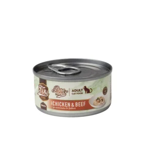 Υγρή Τροφή FISI PURE MEAT CAT ADULT ΚΟΤΟΠΟΥΛΟ & ΜΟΣΧΑΡΙ 80gr