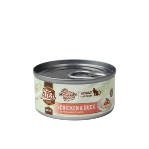 Υγρή Τροφή FISI PURE MEAT CAT ADULT ΚΟΤΟΠΟΥΛΟ & ΠΑΠΙΑ 80gr