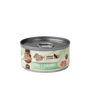 Υγρή Τροφή FISI PURE MEAT CAT ADULT ΤΟΝΟΣ & ΓΑΡΙΔΕΣ 80gr