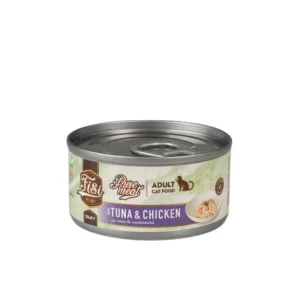 Υγρή Τροφή FISI PURE MEAT CAT ADULT ΤΟΝΟΣ & ΚΟΤΟΠΟΥΛΟ 80gr