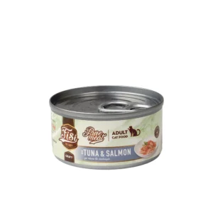 Υγρή Τροφή FISI PURE MEAT CAT ADULT ΤΟΝΟΣ & ΣΟΛΟΜΟΣ 80gr