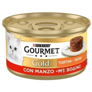 Υγρή Τροφή GOURMET GOLD ΤΑΡΤΑΡ με Βοδινό 85gr