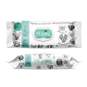 Υγρά Μαντηλάκια PERFECT CARE PET WIPES ALOE FORTE (80 μαντ.)