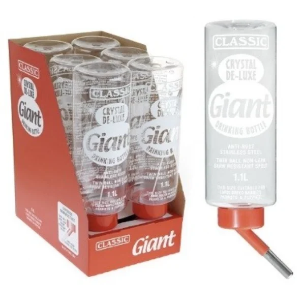 Ταΐστρες - Ποτίστρες ΠΟΤΙΣΤΡΑ ΓΙΑ ΜΙΚΡΑ ΖΩΑ GIANT 1,1LT