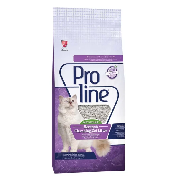 PROLINE CAT LITTER BENTONITE LAVENDER PROLINE CAT LITTER BENTONITE LAVENDER 5 LT 10 LT