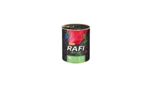 Υγρή Τροφή RAFI ADULT ΠΑΤΕ ΚΥΝΗΓΙ, BLUEBERRY & CRANBERRY 800GR