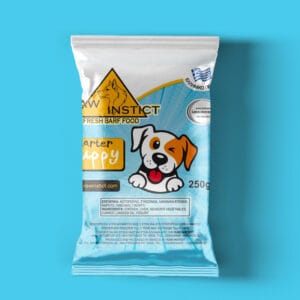 Barf Raw Instict Starter & Puppy με Κοτόπουλο 250gr
