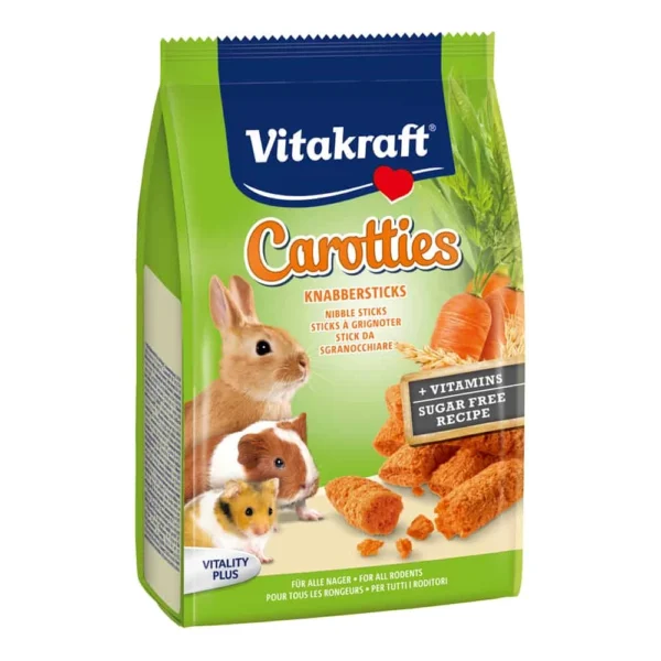 Σνάκς VITAKRAFT Carotties μπαστουνάκια με καρότα 50gr