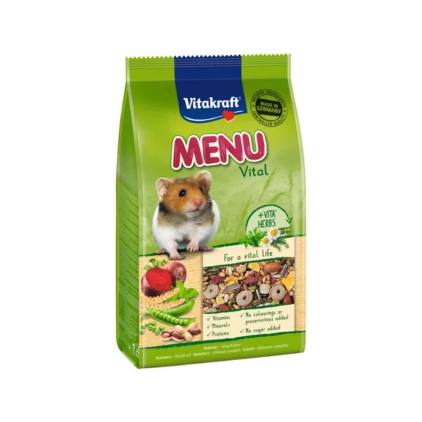 VITAKRAFT MENU VITAL Βασική τροφή για Χάμστερ 1KG VITAKRAFT MENU VITAL Βασική τροφή για Χάμστερ 1KG