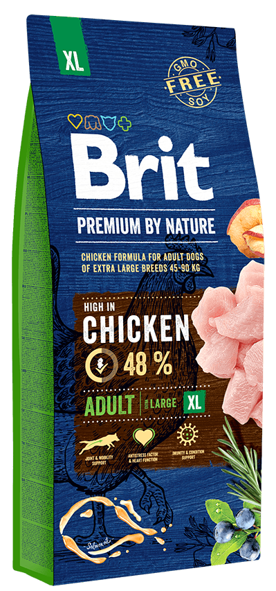 020-0647 Brit Premium By Nature® Dog Adult Extra Large 15kg