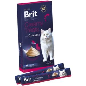 Brit Premium By Nature® Cat Creamy Treats with Chicken 6x15gr