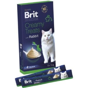 Brit Premium By Nature® Cat Creamy Treats with Rabbit 6x15gr