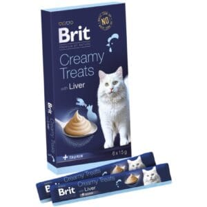 Brit Premium By Nature® Cat Creamy Treats with Liver 6x15gr