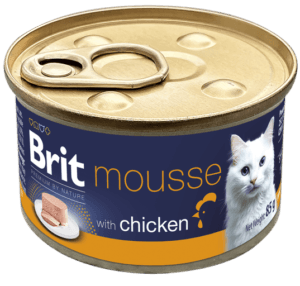 020-1405 Brit Premium By Nature® Cat Can Mousse Chicken 85gr