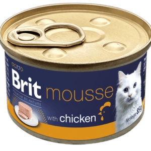 Υγρή Τροφή Brit Premium By Nature® Cat Can Mousse Chicken 85gr