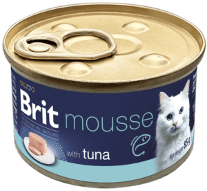 020-1408 Brit Premium By Nature® Cat Can Mousse Tuna 85gr