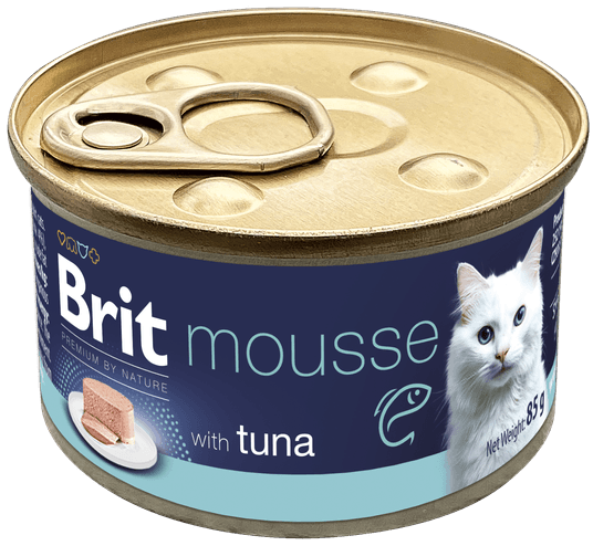 020-1408 Brit Premium By Nature® Cat Can Mousse Tuna 85gr
