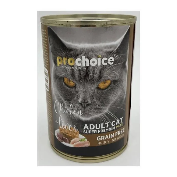 s3.gy.digital_pets_friends_uploads_asset_data_6644_014388_2 PROCHOICE CAT PATE ADULT CHICKEN & LIVER 400g