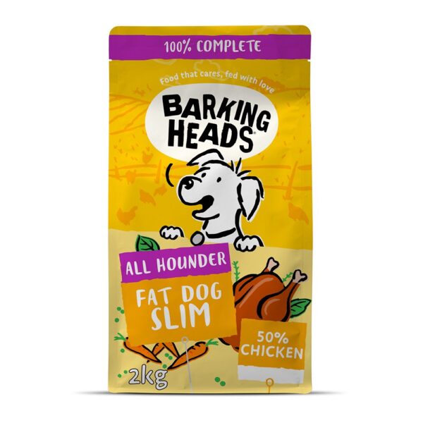 Barking Heads Ξηρά Τροφή Σκύλου All Hounder Fat Dog Slim με Κοτόπουλο και Πέστροφα 2kg