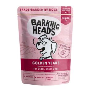 barking-heads-golden-years-10x300gr-ba27124.jpg Barking Heads Υγρή Τροφή Σκύλου Golden Years με Κοτόπουλο και Σολομό 300gr