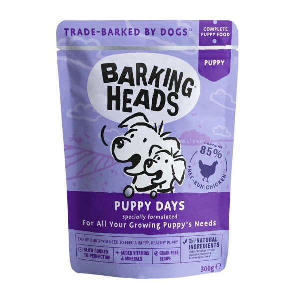 barking-heads-puppy-days-10x300gr-ba27105.jpg Barking Heads Υγρή Τροφή Σκύλου Puppy Days με Κοτόπουλο 300gr