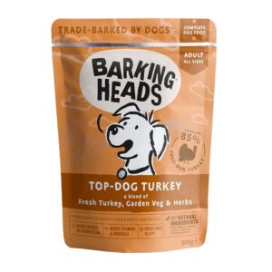 barking-heads-top-dog-turkey-10x300gr-ba27125.jpg Barking Heads Υγρή Τροφή Σκύλου Top-Dog Turkey με Γαλοπούλα 300gr