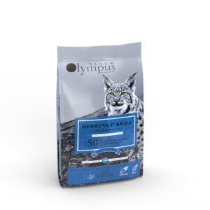 Black Olympus Ξηρά Τροφή Γάτας Low Grain Cat Sterilized με Ρέγγα και Κριλ 8kg