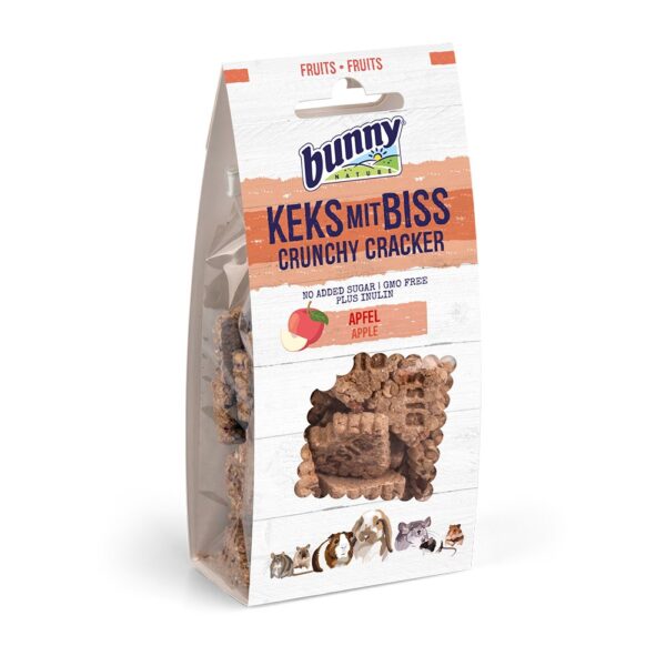 BUNNY Crunchy Cracker με μήλα 6x50gr