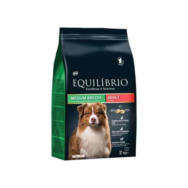 Equilibrio Ξηρά Τροφή Σκύλου Adult Medium Breed με Πουλερικά