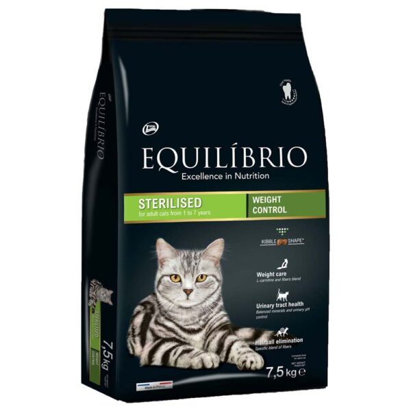 equilibrio-adult-sterilised-f20025.jpg Equilibrio Ξηρά Τροφή Γάτας Adult Sterilised με Πουλερικά