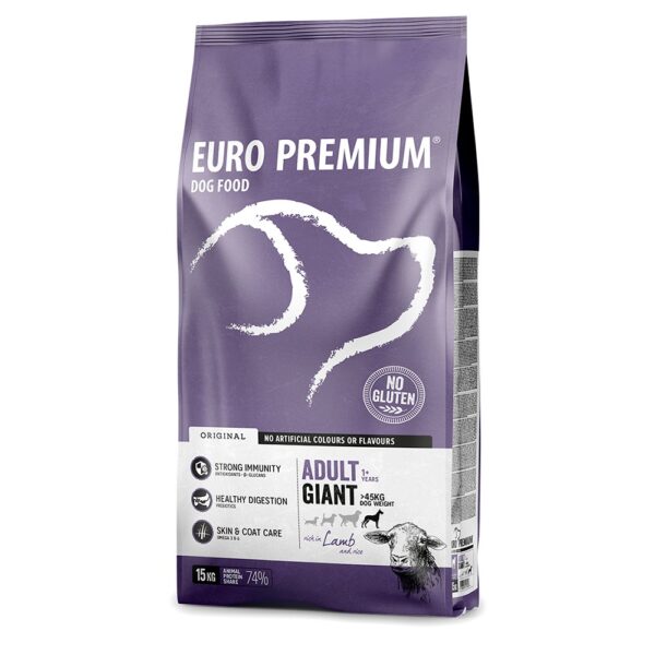 europremium-adult-giant-arni-ryzi-15kg-064116.jpg Europremium Ξηρά Τροφή Σκύλου Adult Giant με Αρνί και Ρύζι 15kg