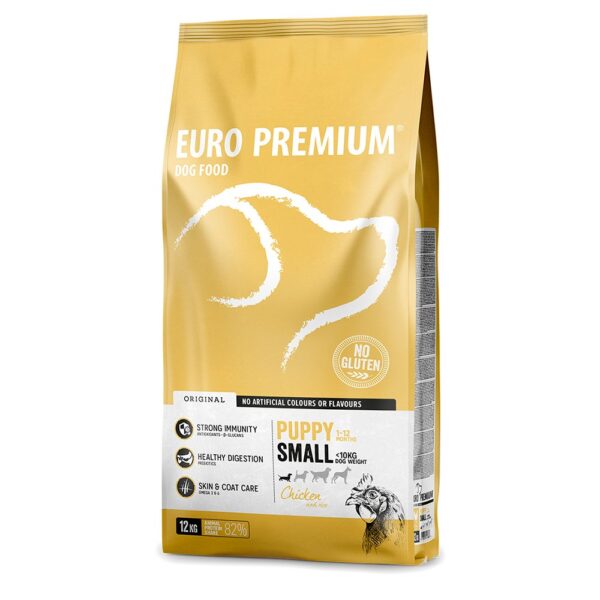 Europremium Ξηρά Τροφή Σκύλου Puppy Small με Κοτόπουλο και Ρύζι