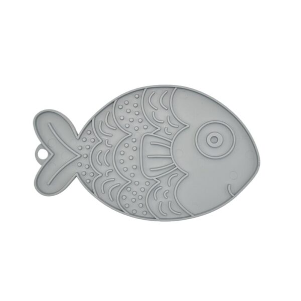 fiboo-licking-mat-fishka-21x13cm-gkri-fb067012.jpg Fiboo Licking Mat Fishka 21x13cm Γκρι