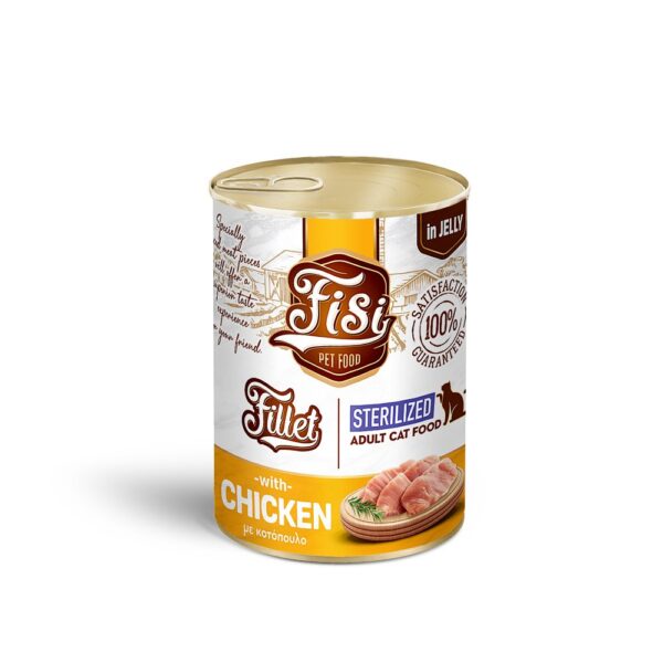 fisi-fillet-cat-adult-kotopoylo-se-zele-sterilized-fs602.jpg FISI Fillet Cat Adult Κοτόπουλο σε ζελέ Sterilized 400gr