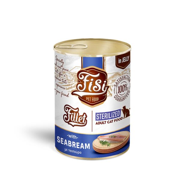 fisi-fillet-cat-adult-tsipoyra-se-zele-sterilized-fs608.jpg FISI Fillet Cat Adult Τσιπούρα σε ζελέ Sterilized 400gr