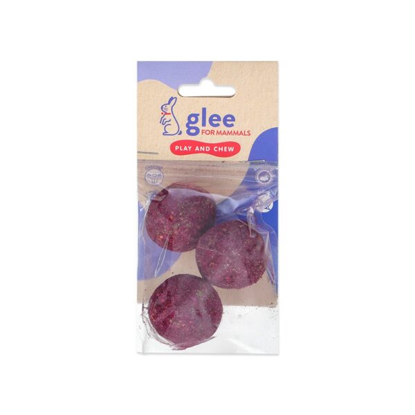 glee-baked-timothy-hay-ball-with-rose-3tmch-4cm-91326.jpg GLEE Baked Timothy Hay Ball with Rose 3τμχ 4cm