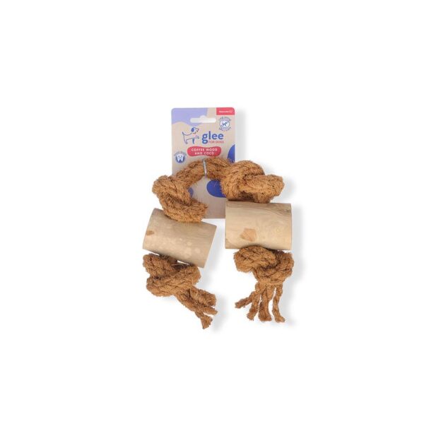 glee-coffee-wood-with-coco-rope-twin-chew-large-45-91205.jpg GLEE Coffee Wood with Coco Rope Twin Chew Large 45cm
