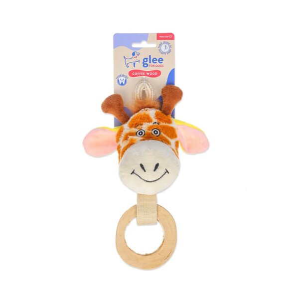glee-giraffe-with-coffee-wood-ring-91176.jpg GLEE Giraffe with Coffee Wood Ring