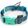 glee-perilaimio-imanta-rythmizomeno-green-zig-zag-89300-2.jpg GLEE Περιλαίμιο Ιμάντα ρυθμιζόμενο Green Zig Zag M 20mmx40-55cm