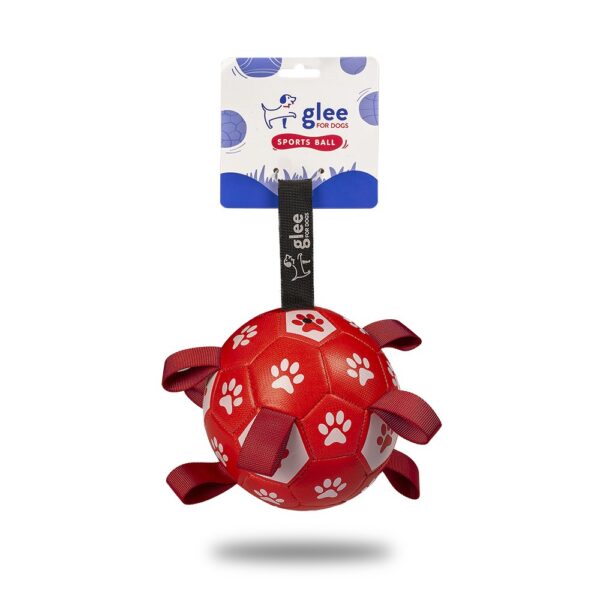 GLEE Soccer Ball Medium Κόκκινο/Λευκό