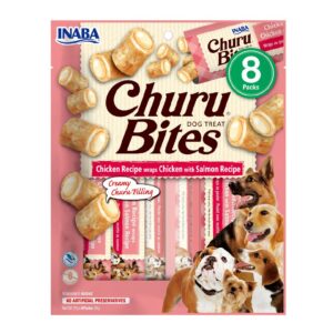 INABA Churu Bites Κοτόπουλο & Σολομός 96gr