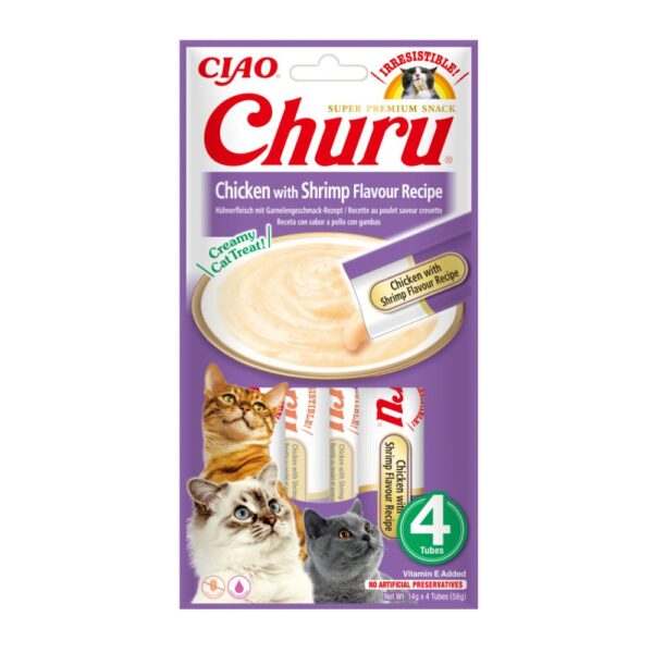INABA Churu Κοτόπουλου & Γαρίδα 56gr