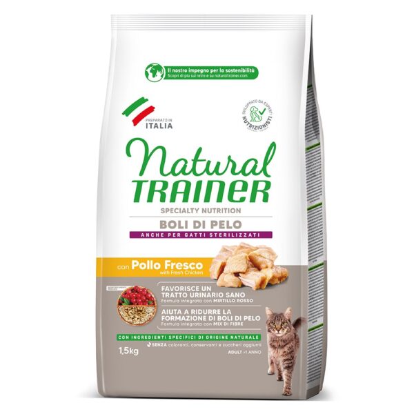 NATURAL TRAINER Adult Cat Hairball 1,5kg