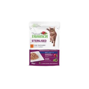 NATURAL TRAINER Sterilised - Γαλοπούλα 85gr